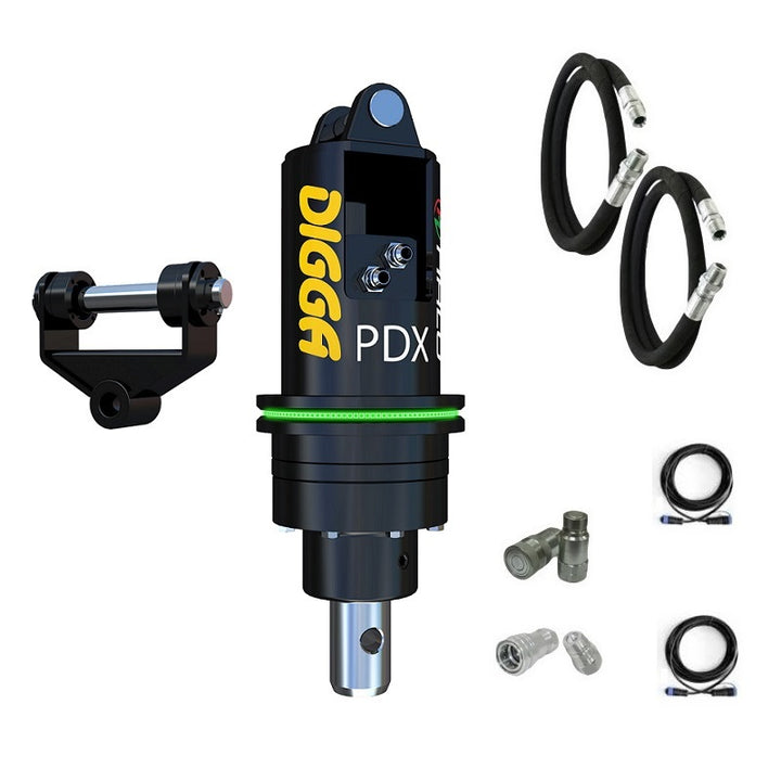 Digga PDX and PDXH Auger Drive for Mini Excavators up to 2T Earthmoving Warehouse
