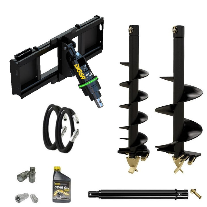 Digga PDXH HALO auger drive combo package for small skid steers Earthmoving Warehouse