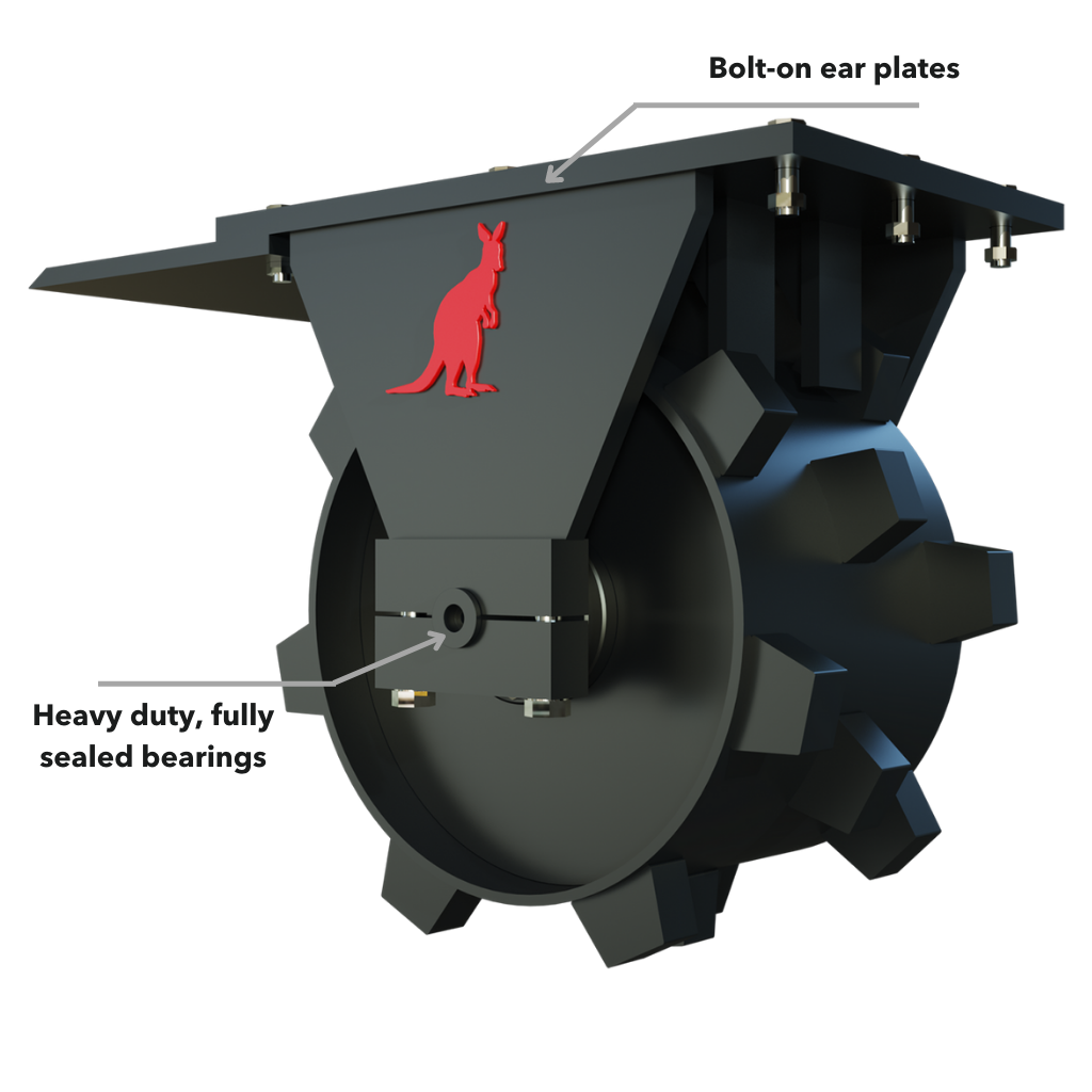 Compaction Wheel 30-36T to suit Excavators
