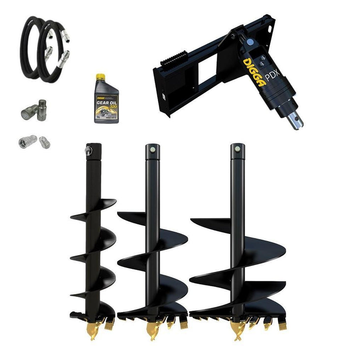 Digga PDX auger drive combo package tractor up to 60Hp Earthmoving Warehouse