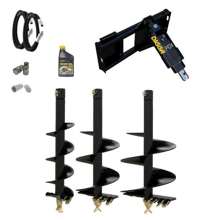 Digga PDX auger drive combo package tractor up to 60Hp Earthmoving Warehouse