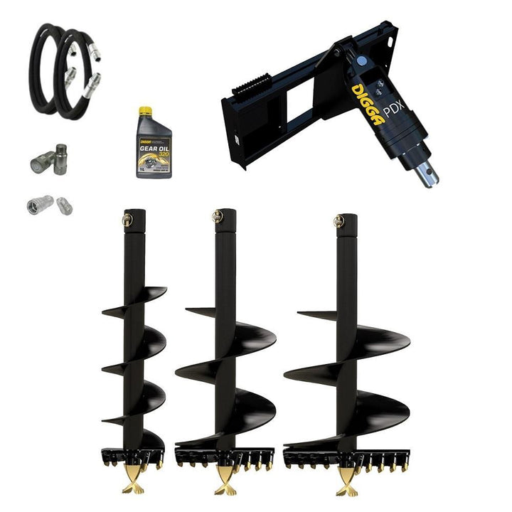 Digga PDX auger drive combo package tractor up to 60Hp Earthmoving Warehouse