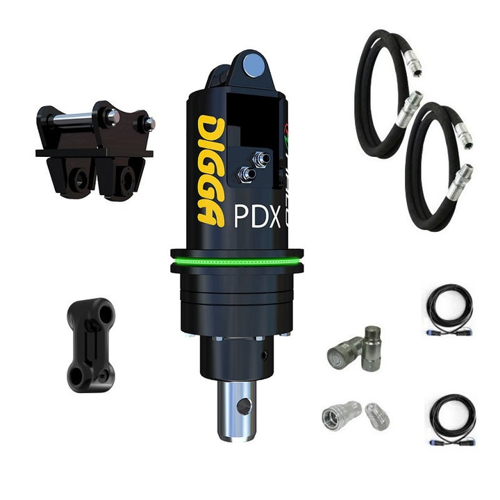 Digga PDX and PDXH Auger Drive for Mini Excavators up to 2T Earthmoving Warehouse