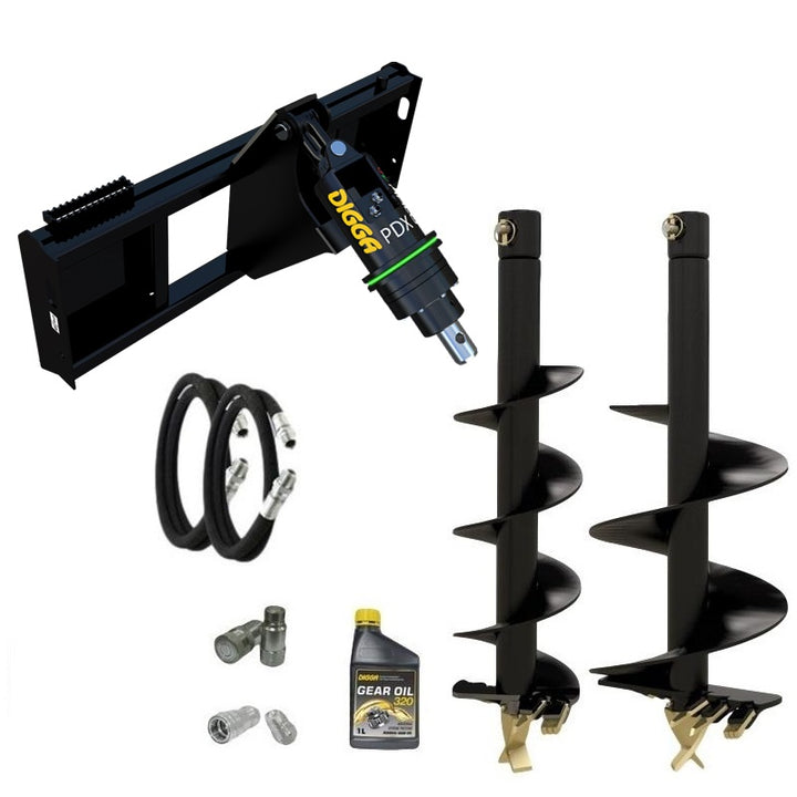 Digga PDXH HALO auger drive combo package for small skid steers Earthmoving Warehouse