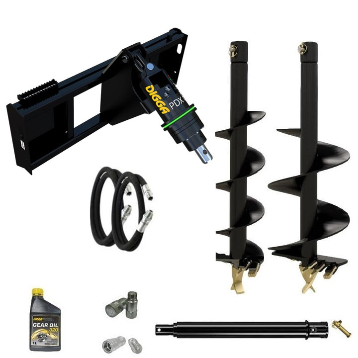 Digga PDXH HALO auger drive combo package for small skid steers Earthmoving Warehouse