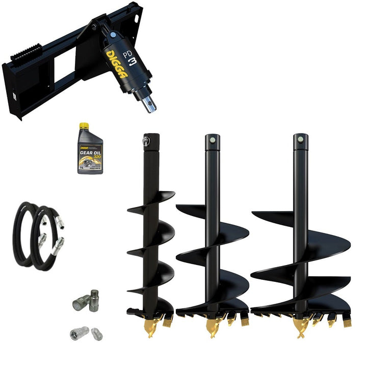 Digga PD3 Auger Drive Combo Package Tractor Up to 120hp Earthmoving Warehouse