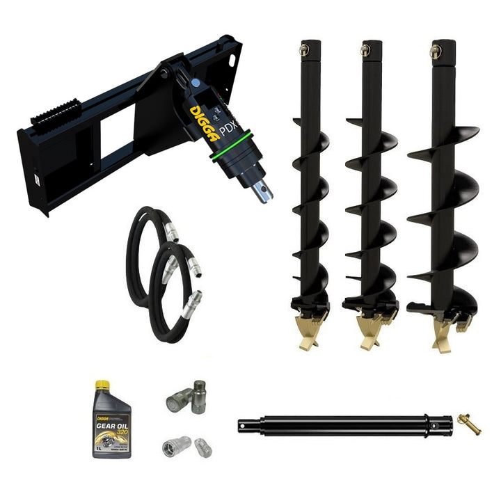 Digga PDXH HALO auger drive combo package for small skid steers Earthmoving Warehouse