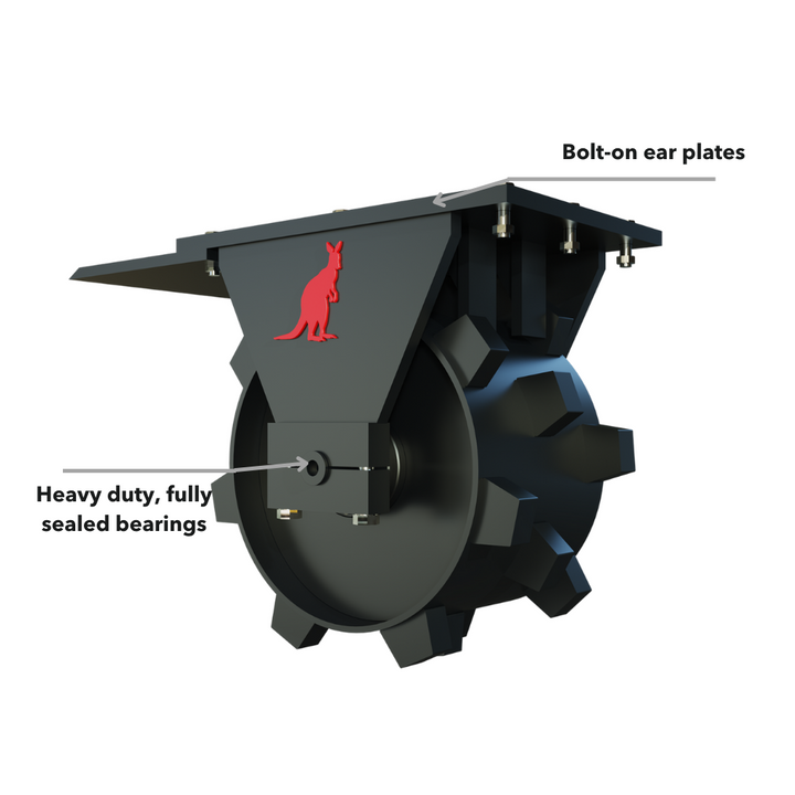 Compaction Wheel 4.5-6T to suit Mini Excavators Earthmoving Warehouse