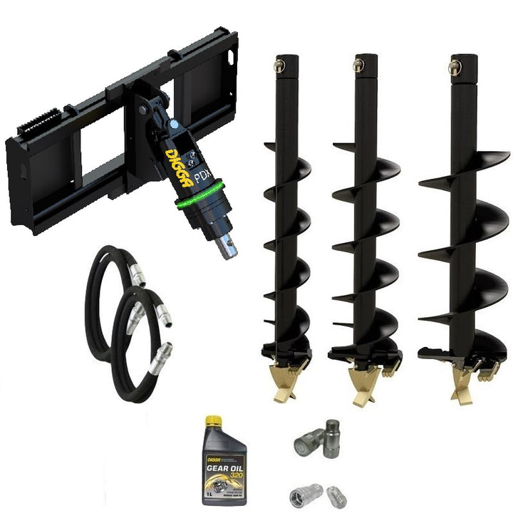 Digga PDXH HALO auger drive combo package for small skid steers Earthmoving Warehouse