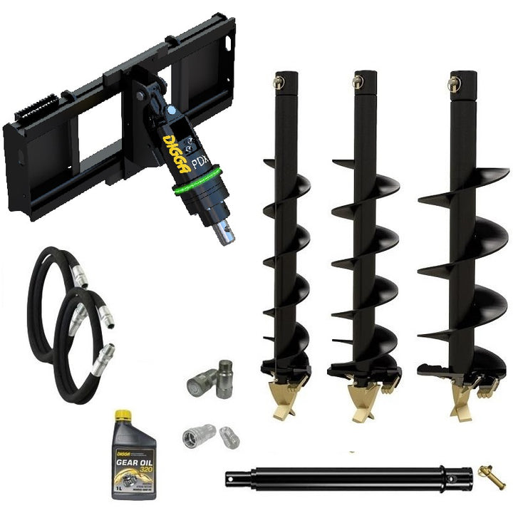 Digga PDXH HALO auger drive combo package for small skid steers Earthmoving Warehouse