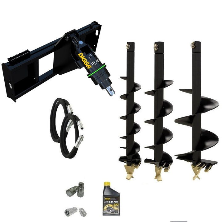 Digga PDXH HALO auger drive combo package for small skid steers Earthmoving Warehouse