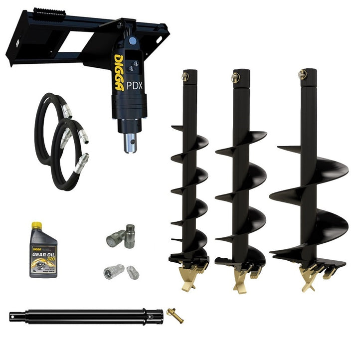 Digga PDX auger drive combo package for small skid steers Earthmoving Warehouse