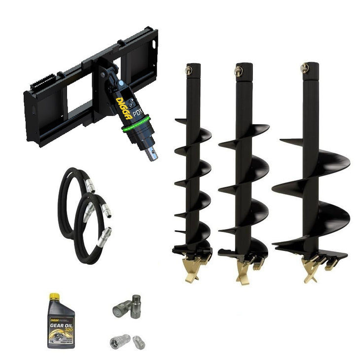 Digga PDXH HALO auger drive combo package for small skid steers Earthmoving Warehouse