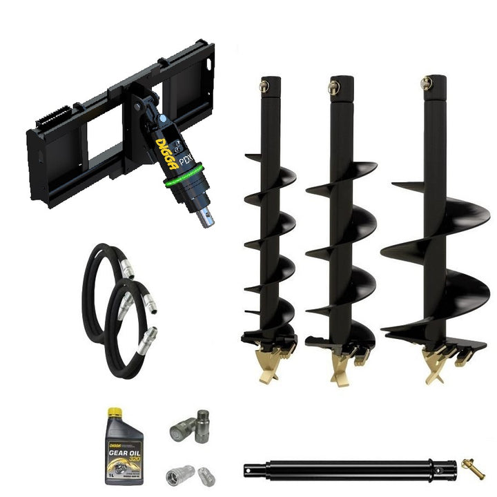 Digga PDXH HALO auger drive combo package for small skid steers Earthmoving Warehouse