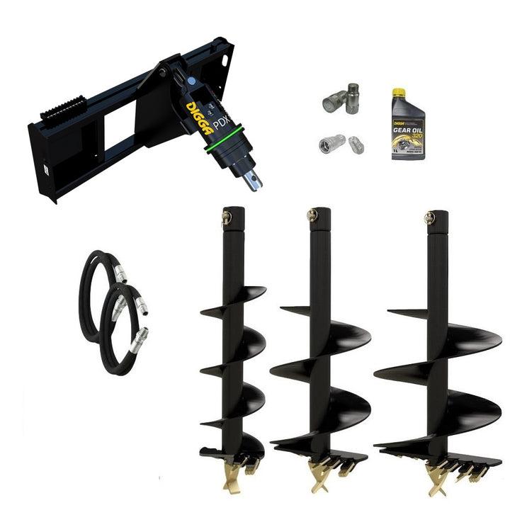 Digga PDXH HALO auger drive combo package for small skid steers Earthmoving Warehouse