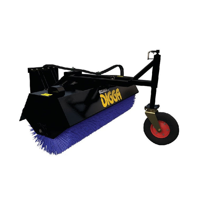 Angle Broom Manual Pivot Skid Steer Loader (Standard Flow) Earthmoving Warehouse