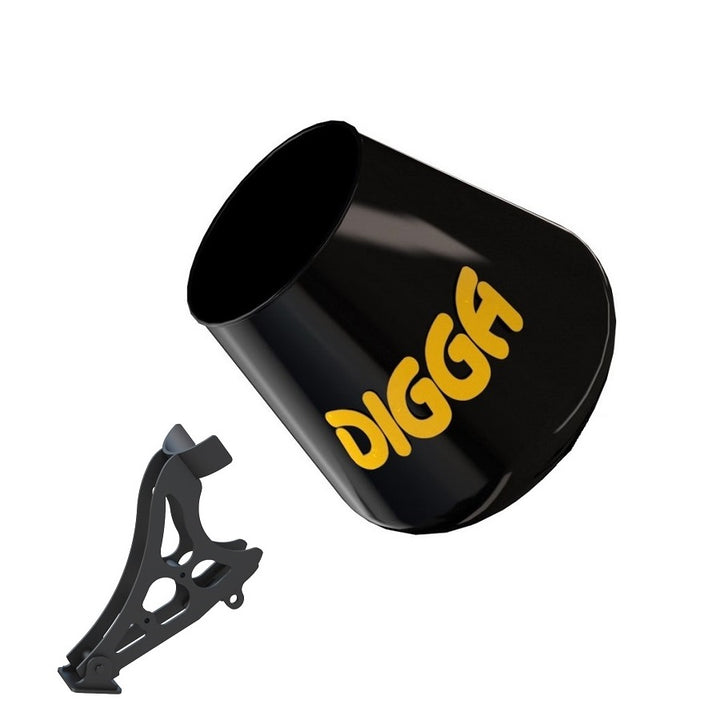 110 Ltr Cement Mixer Bowl 75mm Square Drive Sliding Mount Frame Cradle Earthmoving Warehouse