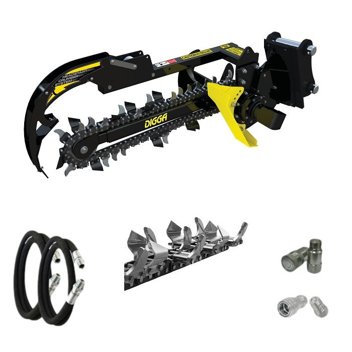 Digga Bigfoot Trencher 900mm for Mini Excavators up to 4.5T Earthmoving Warehouse