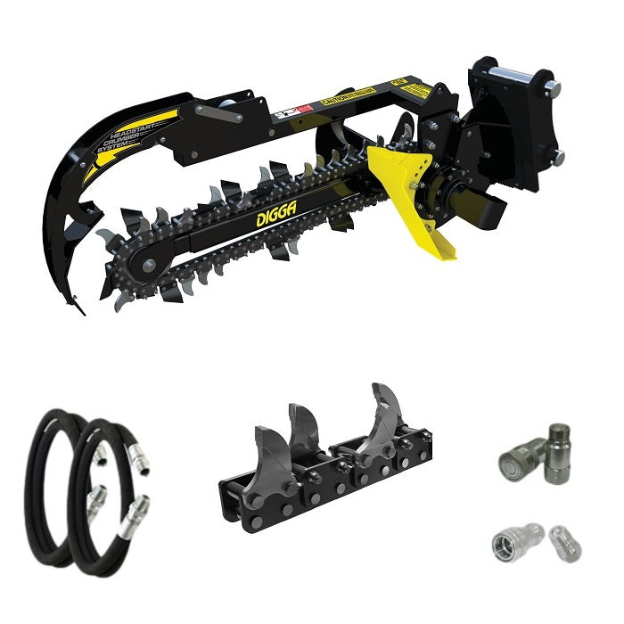 Digga Bigfoot Trencher 900mm for Mini Excavators up to 4.5T Earthmoving Warehouse