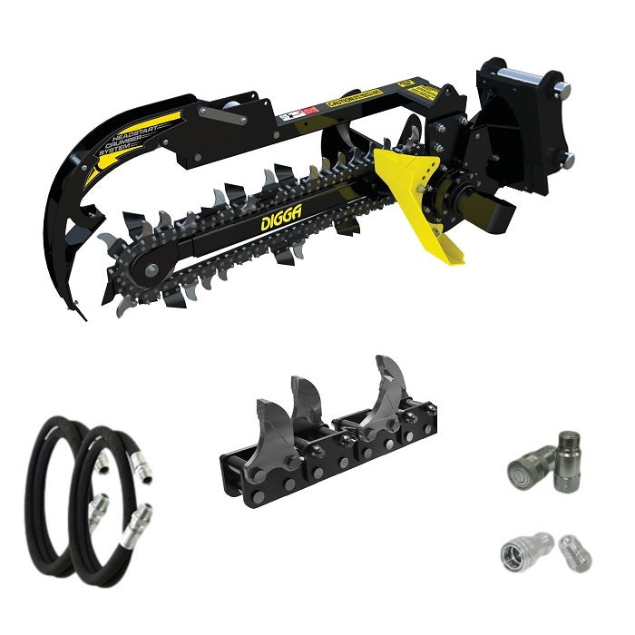 Digga Bigfoot Trencher 900mm for Mini Excavators up to 4.5T Earthmoving Warehouse