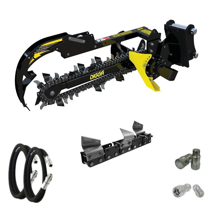 Digga Bigfoot Trencher 900mm for Mini Excavators up to 4.5T Earthmoving Warehouse