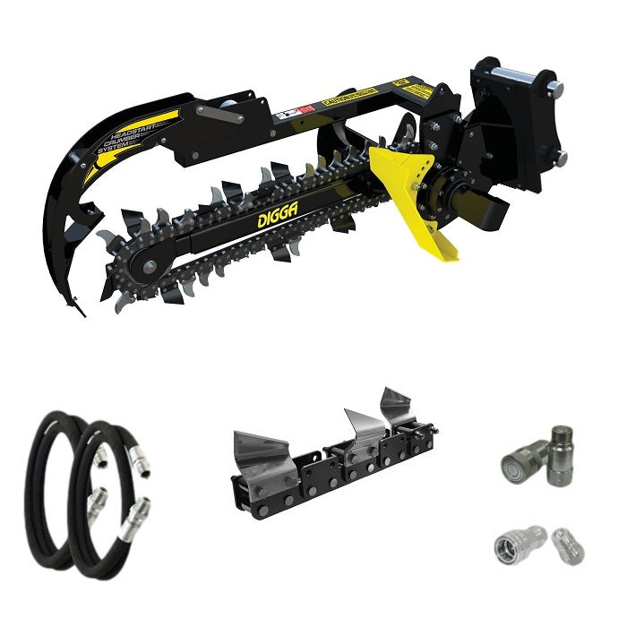 Digga Bigfoot Trencher 900mm for Mini Excavators up to 4.5T Earthmoving Warehouse