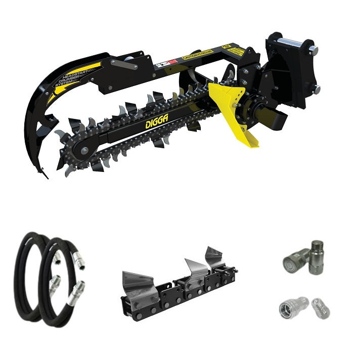 Digga Bigfoot Trencher 900mm for Mini Excavators up to 4.5T Earthmoving Warehouse