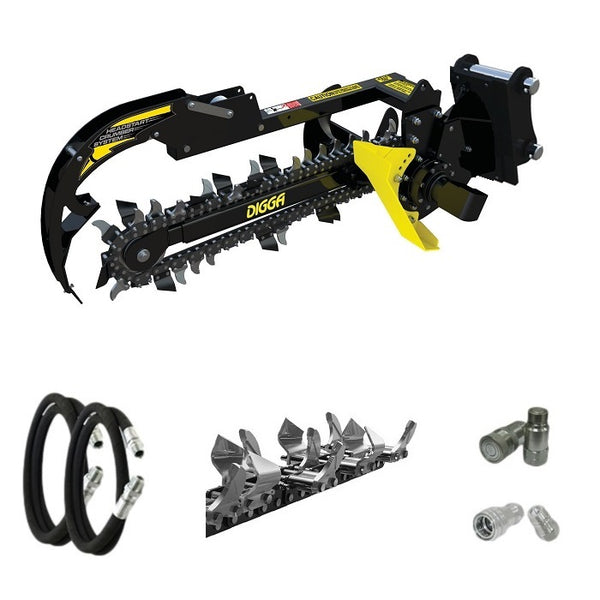 Digga Bigfoot Trencher 900mm for Mini Excavators up to 4.5T Earthmoving Warehouse