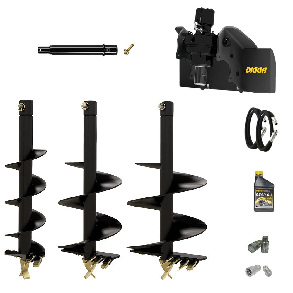 Digga ML auger drive combo package mini loader Earthmoving Warehouse