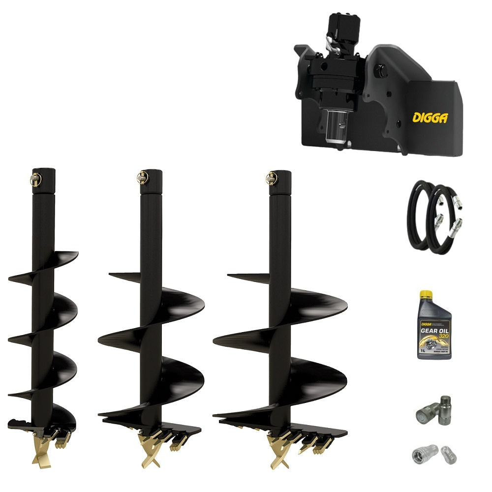 Digga ML auger drive combo package mini loader Earthmoving Warehouse