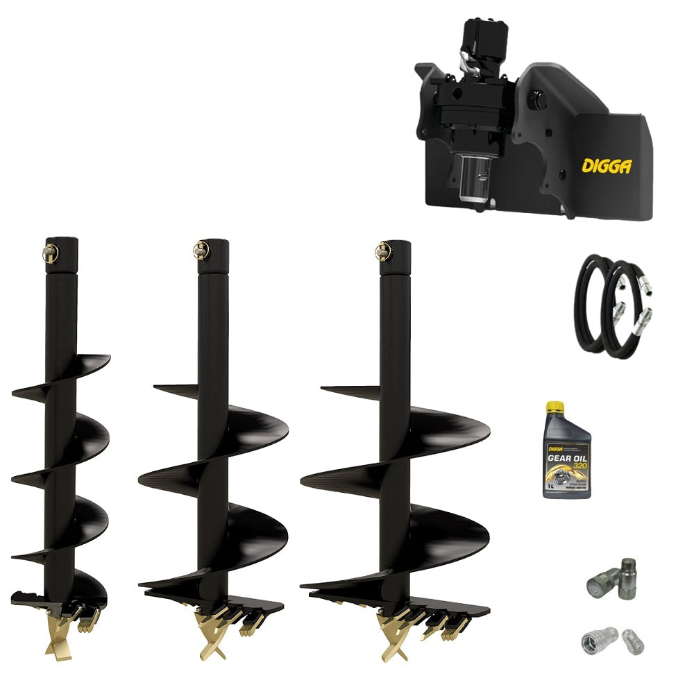 Digga ML auger drive combo package mini loader Earthmoving Warehouse
