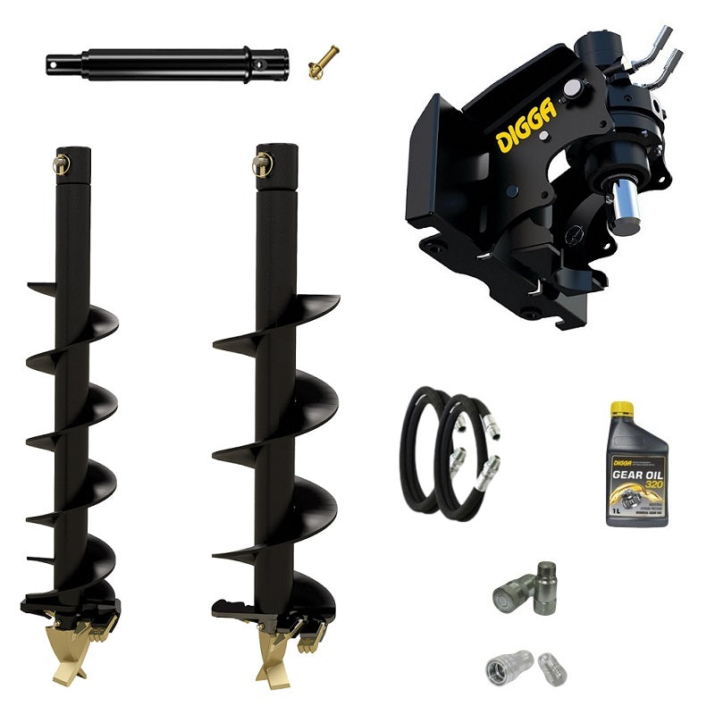 Digga ML auger drive combo package mini loader Earthmoving Warehouse