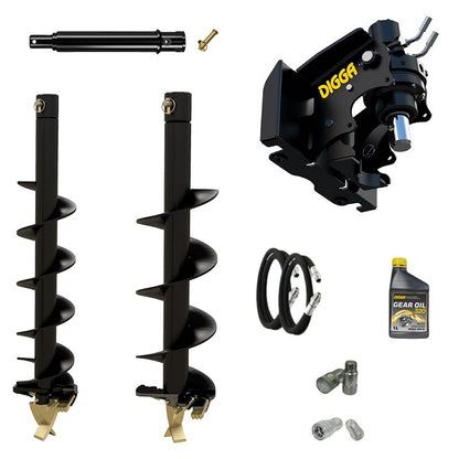 Digga ML auger drive combo package mini loader Earthmoving Warehouse