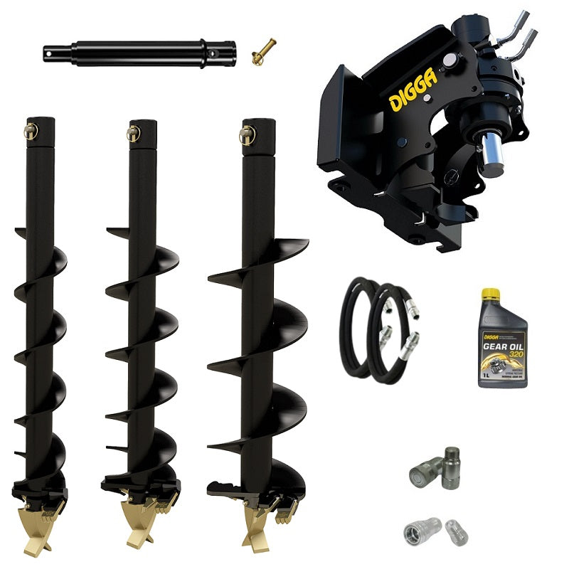Digga ML auger drive combo package mini loader Earthmoving Warehouse