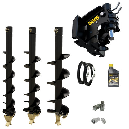 Digga ML auger drive combo package mini loader Earthmoving Warehouse