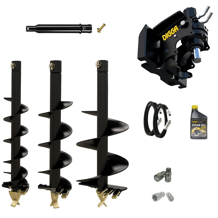 Digga ML auger drive combo package mini loader Earthmoving Warehouse