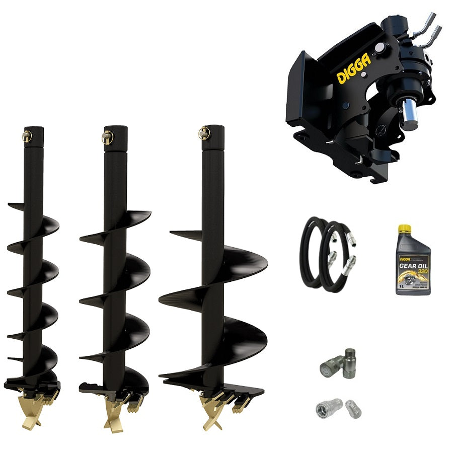Digga ML auger drive combo package mini loader Earthmoving Warehouse