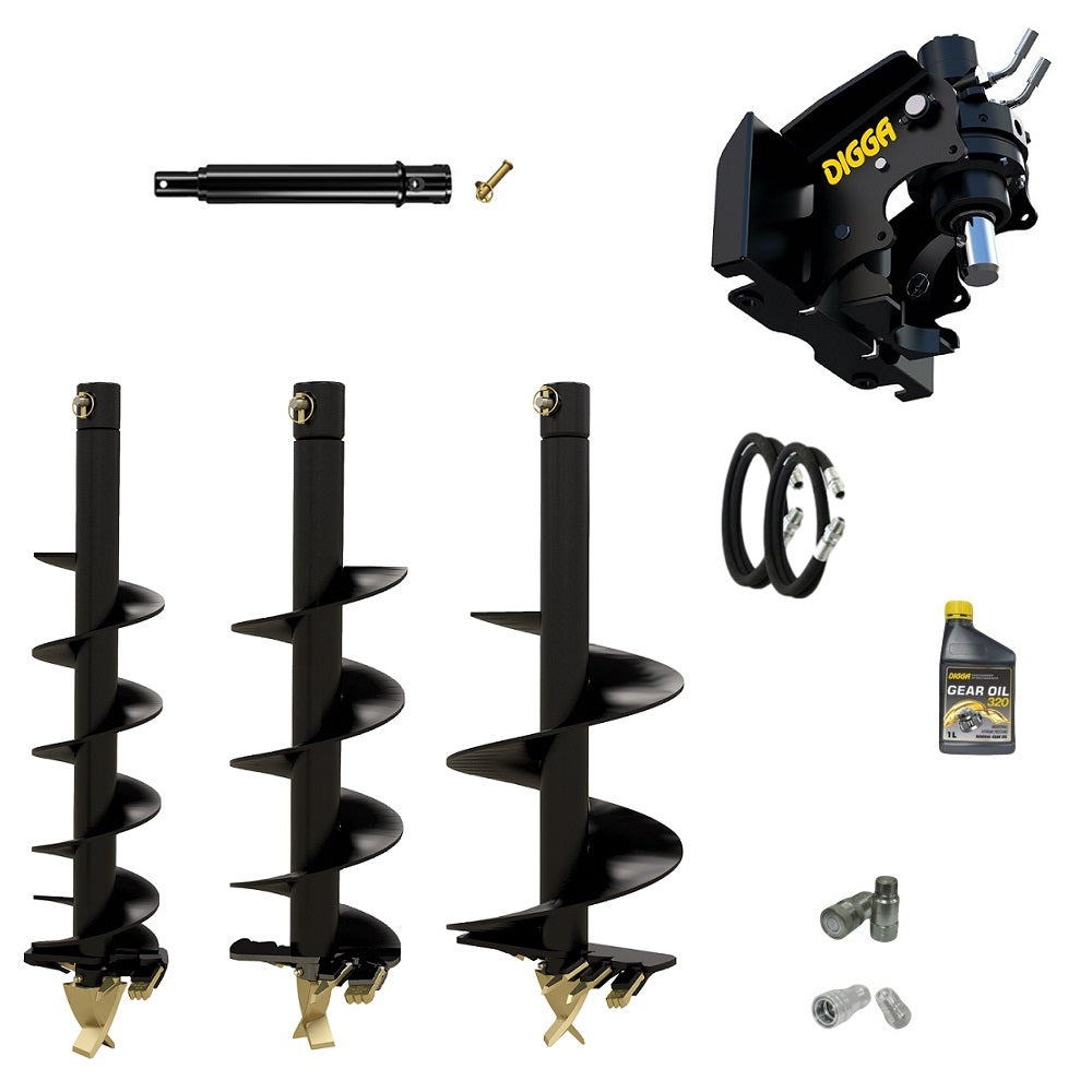 Digga ML auger drive combo package mini loader Earthmoving Warehouse