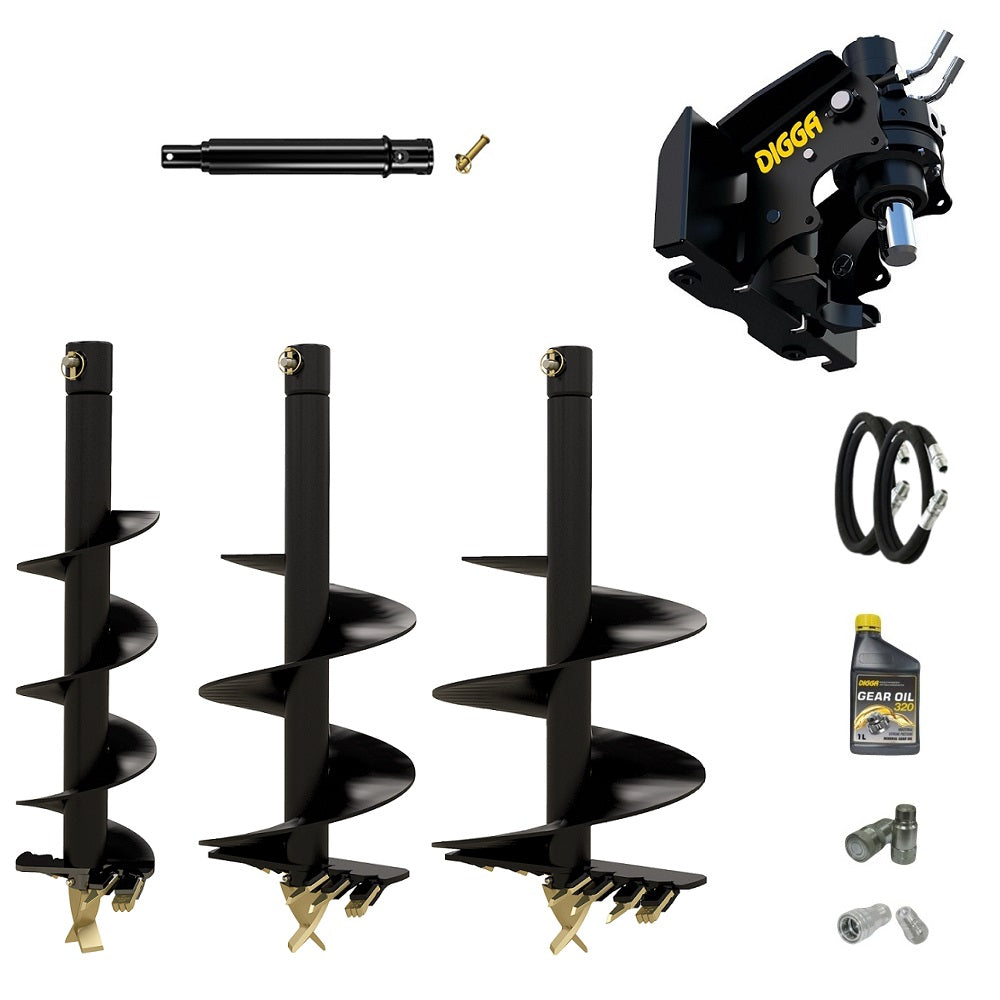 Digga ML auger drive combo package mini loader Earthmoving Warehouse