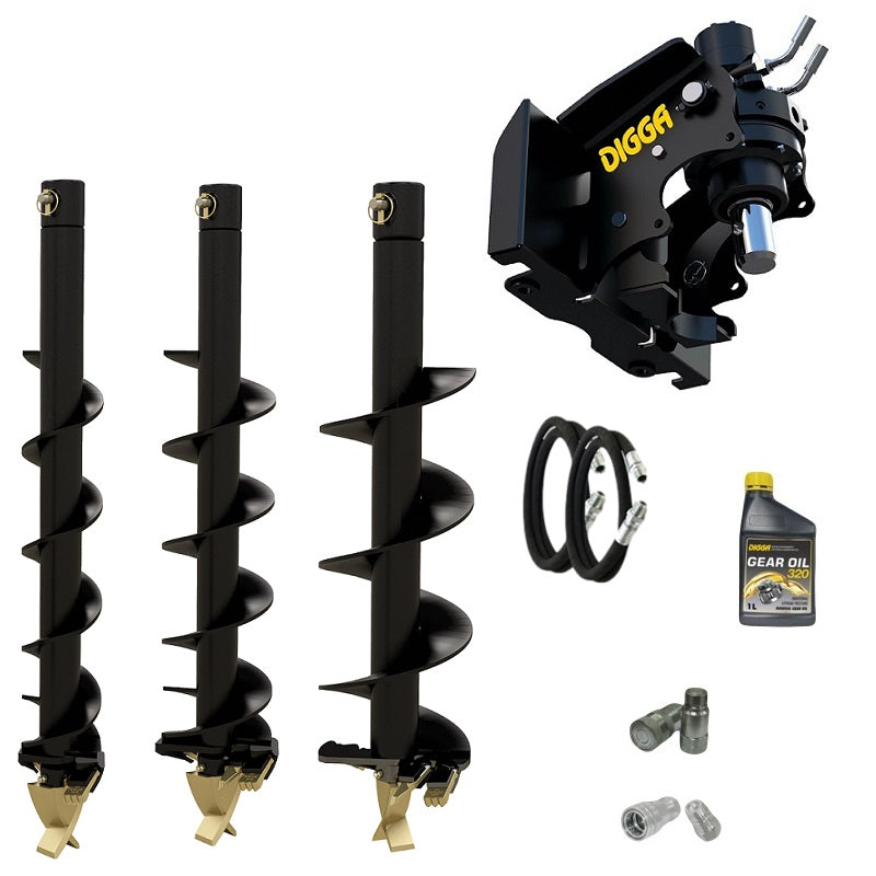 Digga ML auger drive combo package mini loader Earthmoving Warehouse
