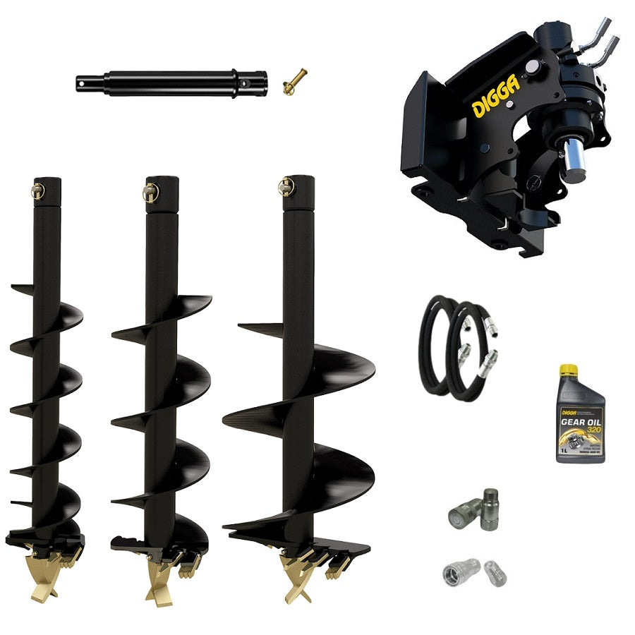 Digga ML auger drive combo package mini loader Earthmoving Warehouse