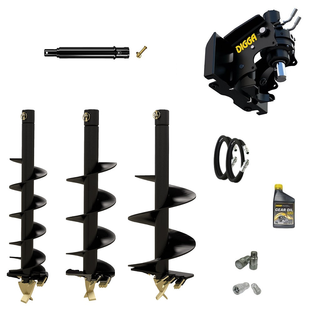 Digga ML auger drive combo package mini loader Earthmoving Warehouse