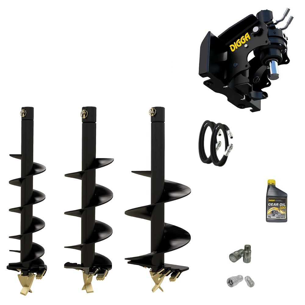 Digga ML auger drive combo package mini loader Earthmoving Warehouse