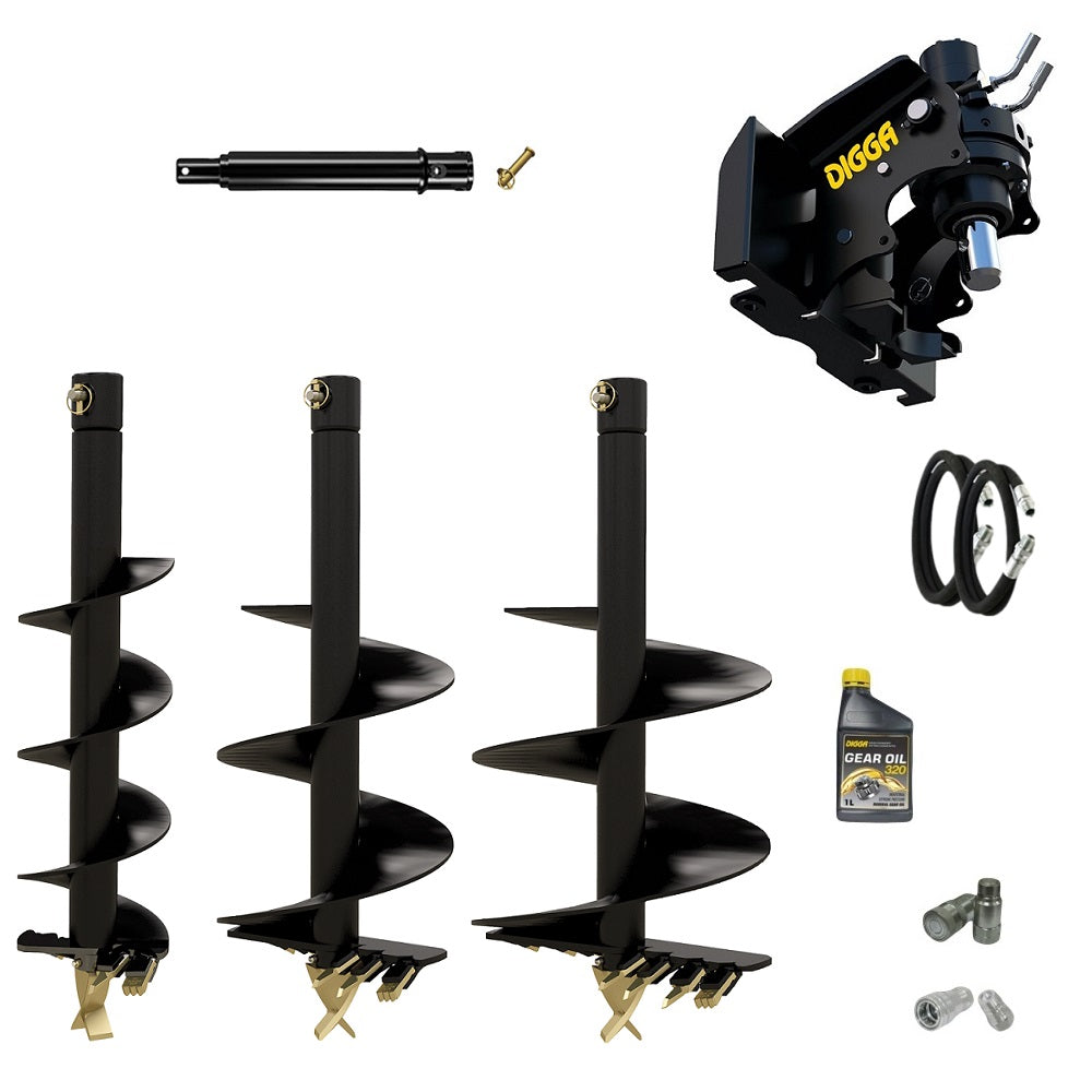 Digga ML auger drive combo package mini loader Earthmoving Warehouse