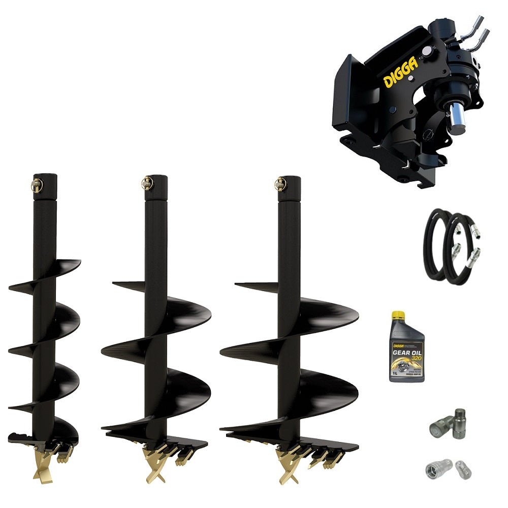 Digga ML auger drive combo package mini loader Earthmoving Warehouse