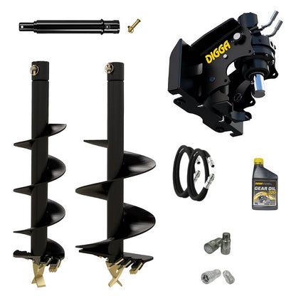 Digga ML auger drive combo package mini loader Earthmoving Warehouse