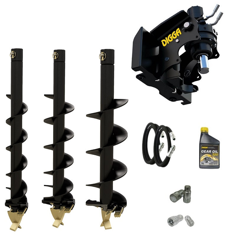 Digga ML auger drive combo package mini loader Earthmoving Warehouse