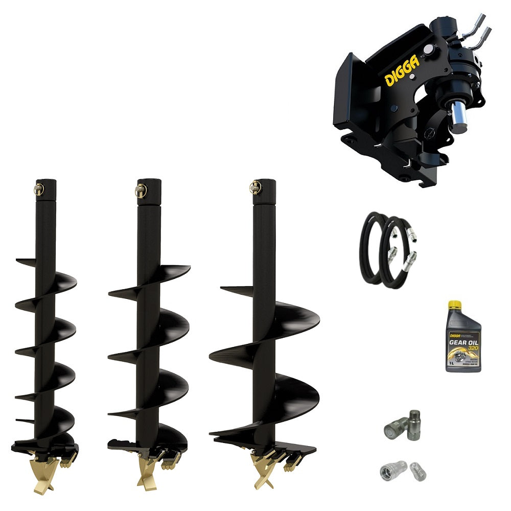 Digga ML auger drive combo package mini loader Earthmoving Warehouse