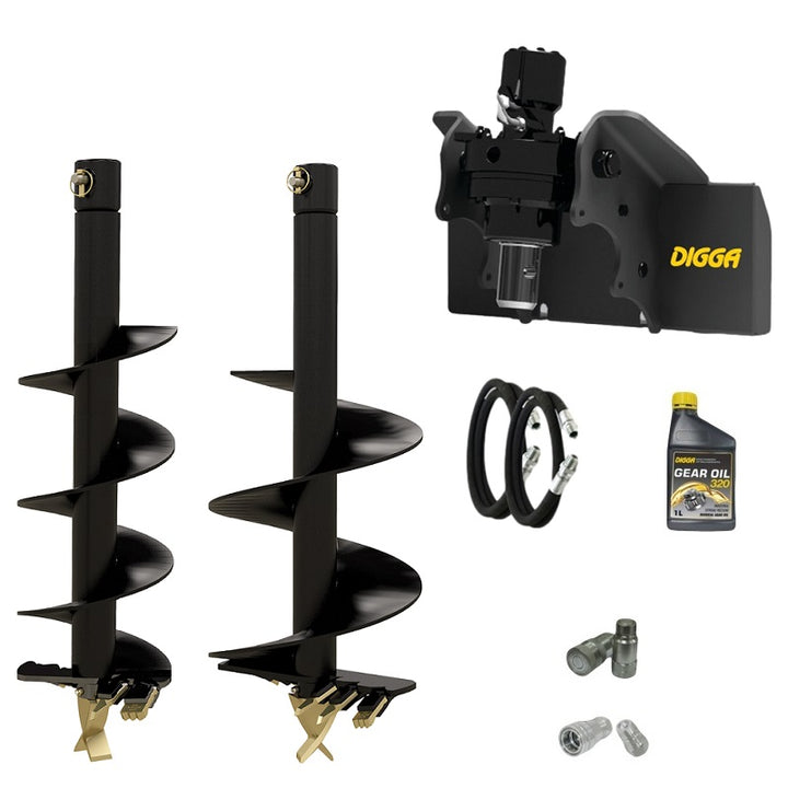 Digga Mini Rips Digga ML auger drive combo package mini loader