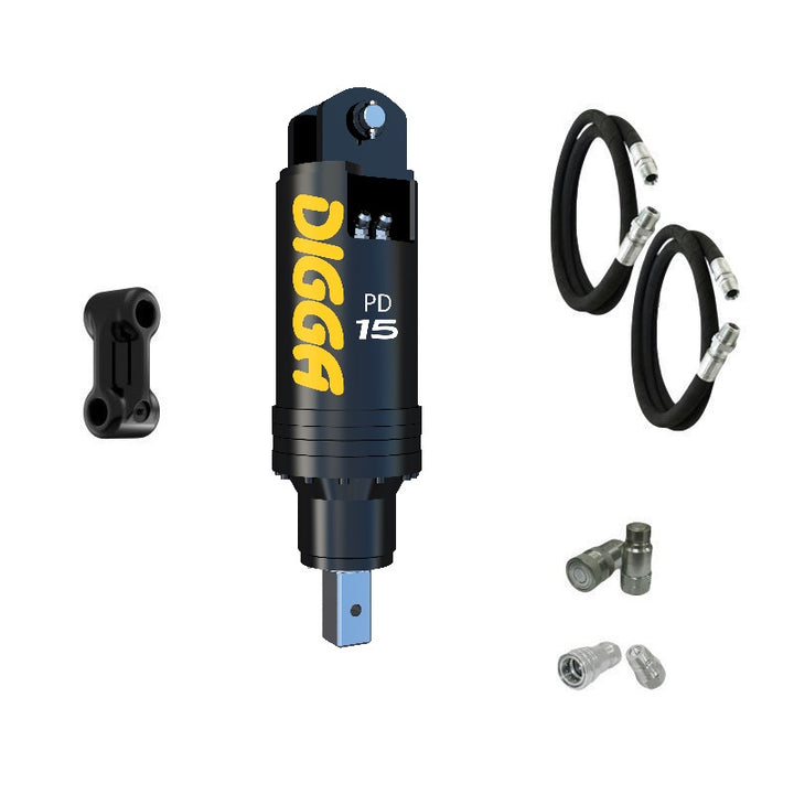 Digga PD15 and PDH15 Auger Drive for Excavators up to 15T Earthmoving Warehouse